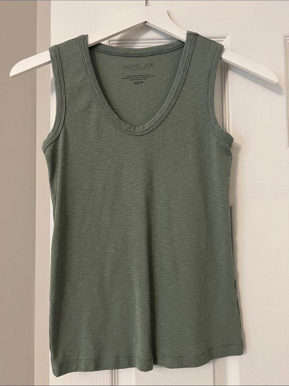 Rachel Zoe Tank Top in Muted Green